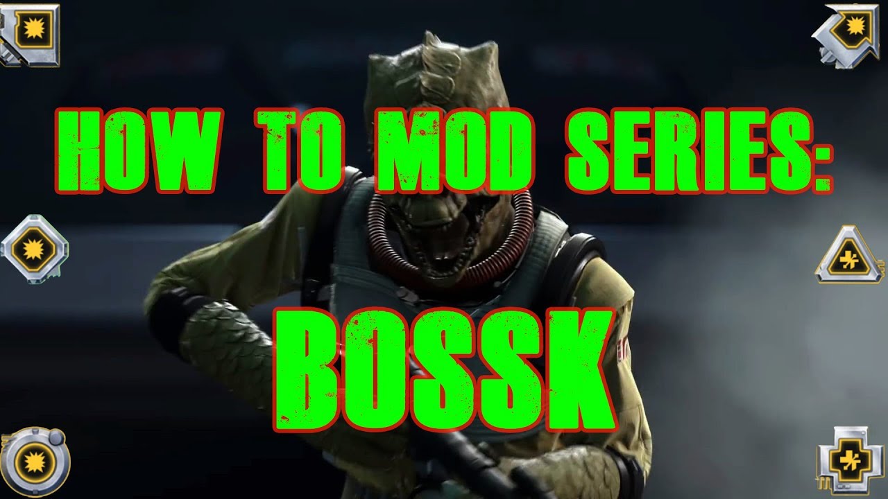 Swgoh best mods for bossk in raids